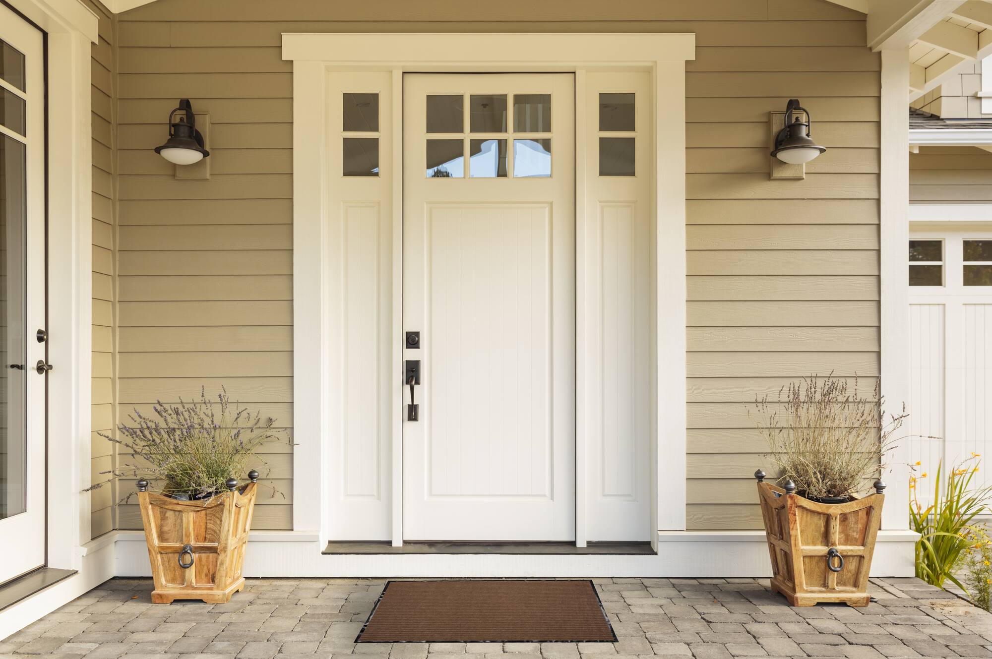 DII® Desert Sand Ribbed Walk-Off Utility Doormat